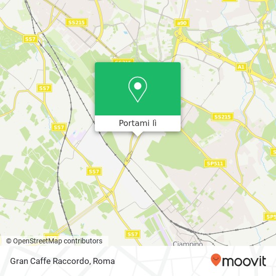 Mappa Gran Caffe Raccordo