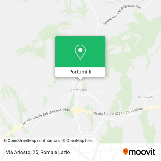 Mappa Via Ariosto, 25