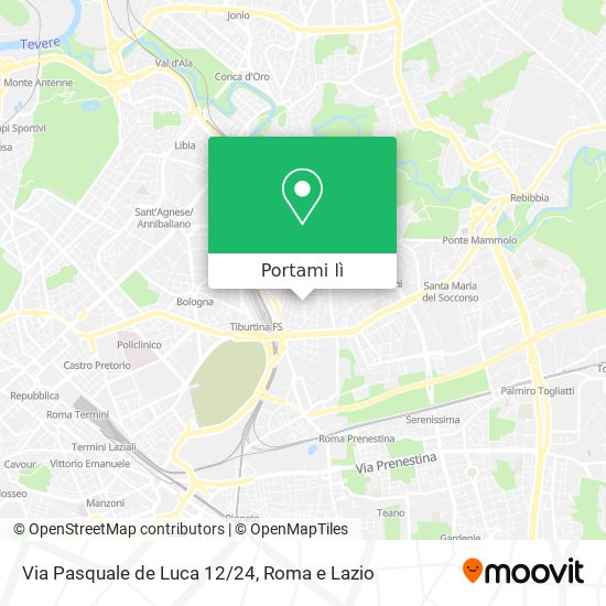 Mappa Via Pasquale de Luca 12/24