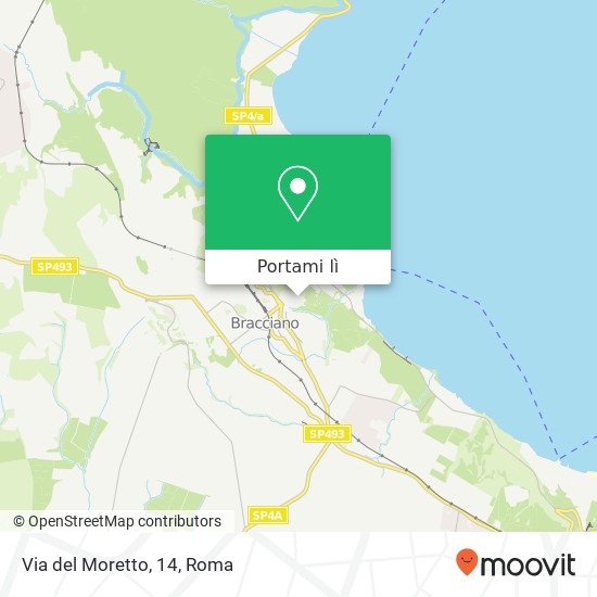 Mappa Via del Moretto, 14