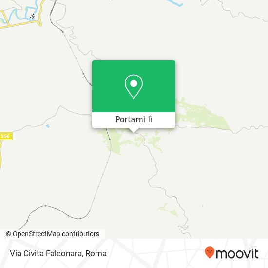 Mappa Via Civita Falconara