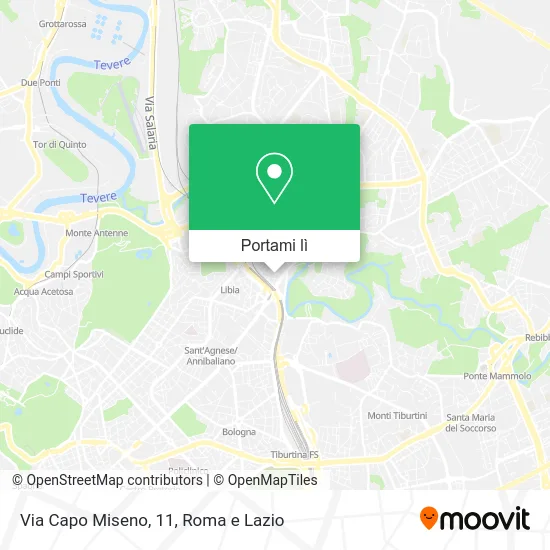 Mappa Via Capo Miseno, 11
