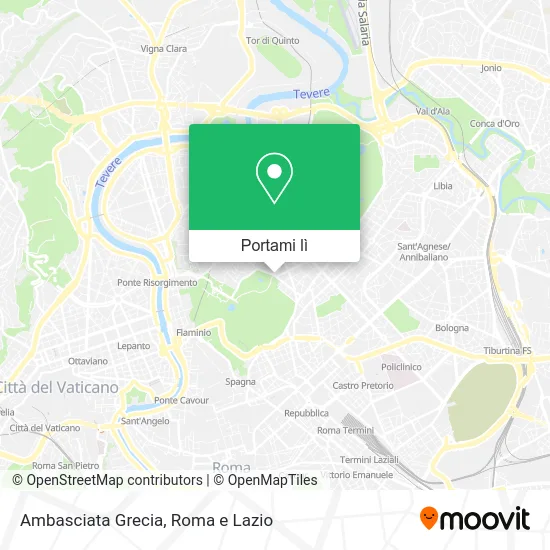 Mappa Ambasciata Grecia