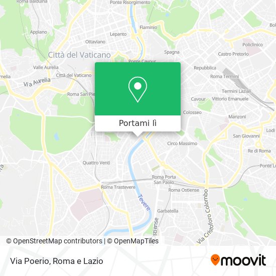 Mappa Via Poerio