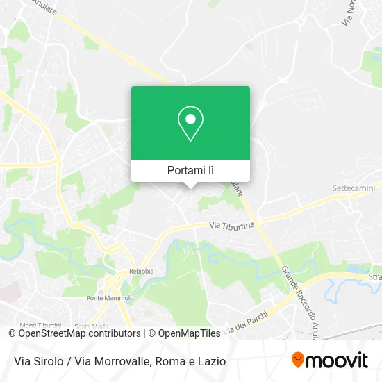 Mappa Via Sirolo / Via Morrovalle