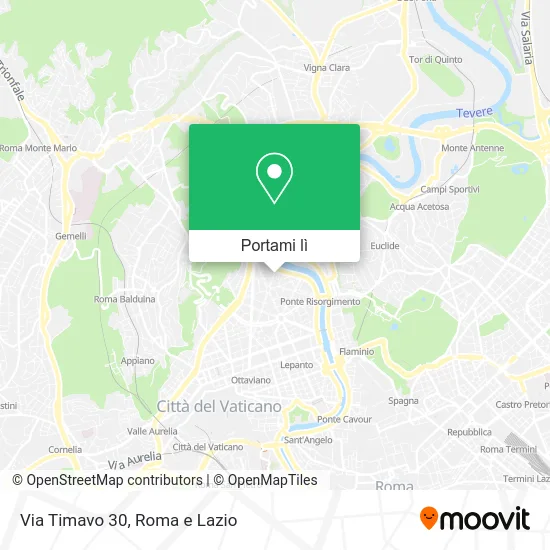 Mappa Via Timavo 30