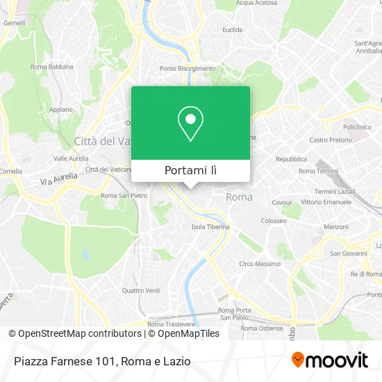 Mappa Piazza Farnese 101