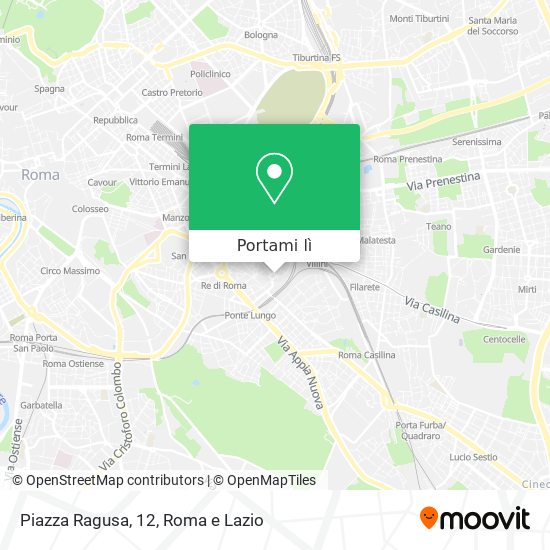 Mappa Piazza Ragusa, 12