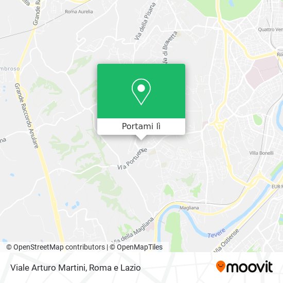 Mappa Viale Arturo Martini