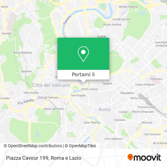 Mappa Piazza Cavour 199