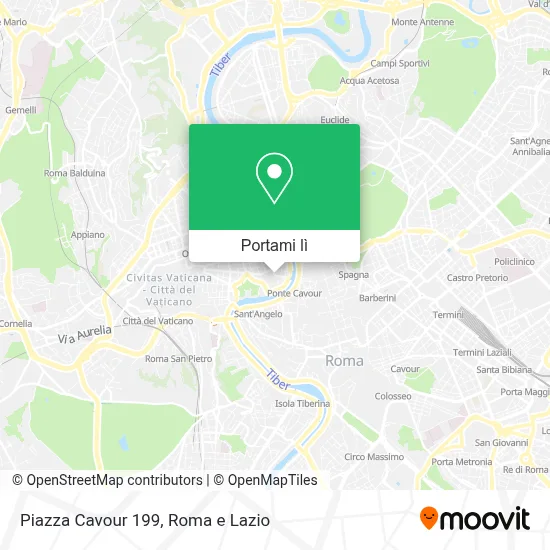 Mappa Piazza Cavour 199