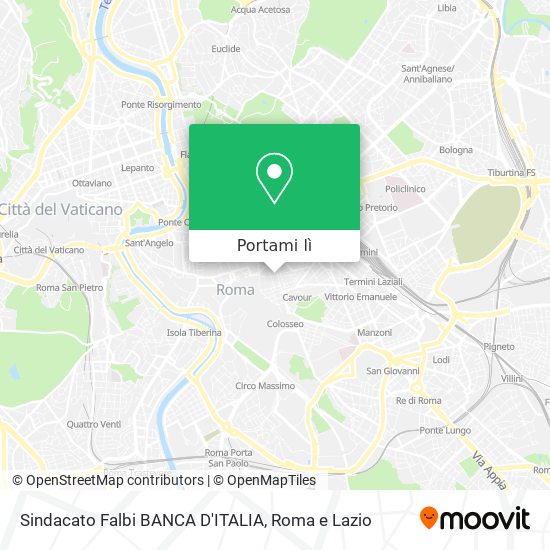 Mappa Sindacato Falbi BANCA D'ITALIA