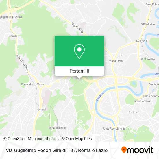 Mappa Via Guglielmo Pecori Giraldi 137