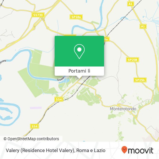 Mappa Valery (Residence Hotel Valery)