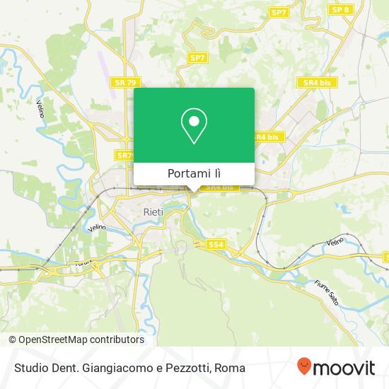 Mappa Studio Dent. Giangiacomo e Pezzotti