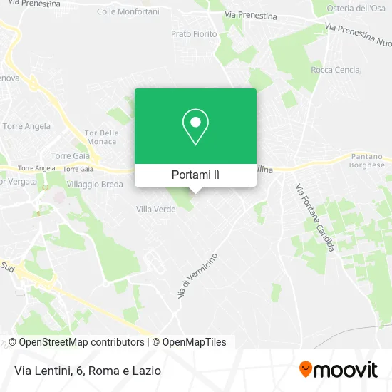 Mappa Via Lentini, 6