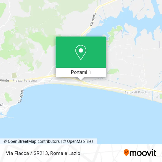 Mappa Via Flacca / SR213