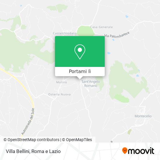 Mappa Villa Bellini