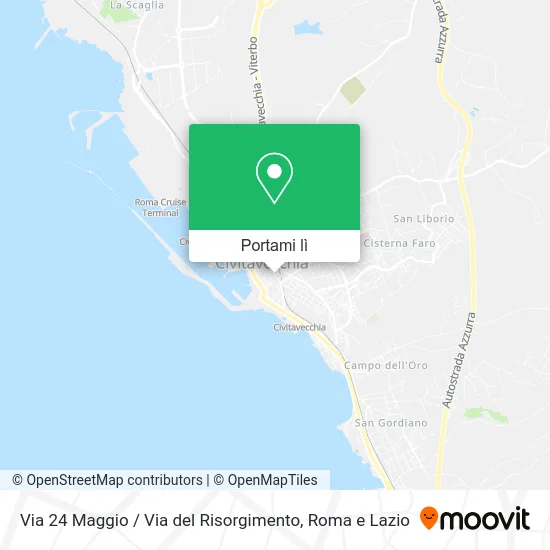 Mappa Via 24 Maggio / Via del Risorgimento