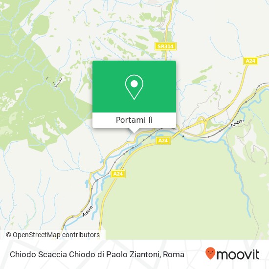 Mappa Chiodo Scaccia Chiodo di Paolo Ziantoni