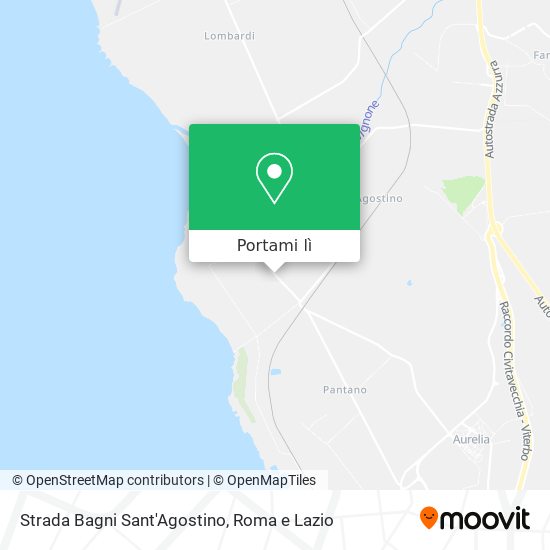 Mappa Strada Bagni Sant'Agostino