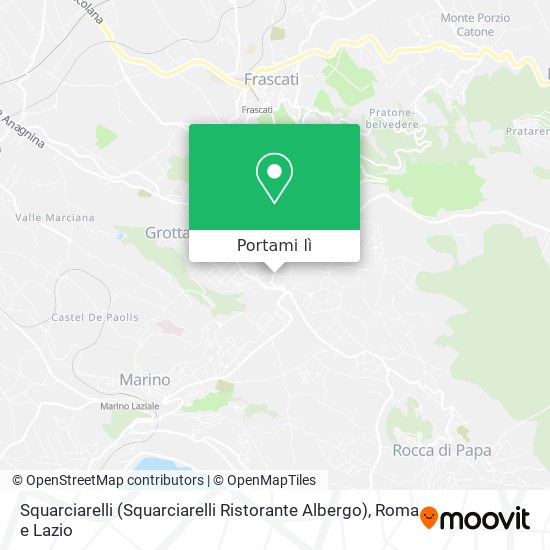 Mappa Squarciarelli (Squarciarelli Ristorante Albergo)