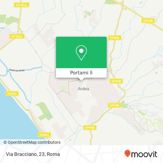 Mappa Via Bracciano, 23