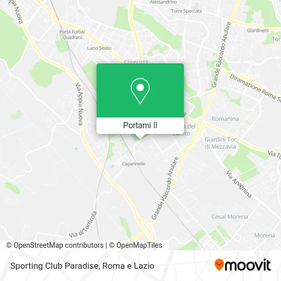 Mappa Sporting Club Paradise