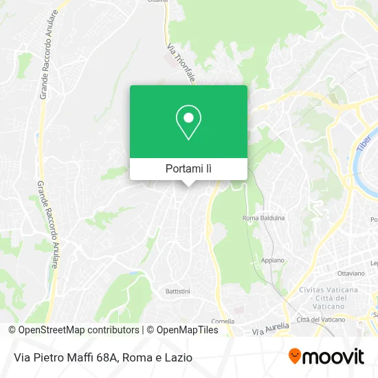 Mappa Via Pietro Maffi 68A