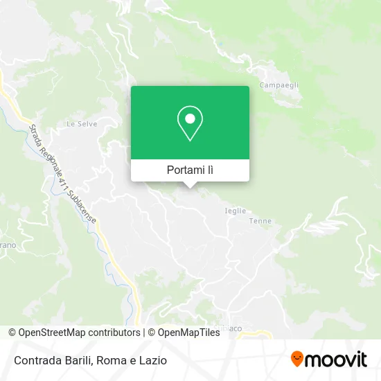 Mappa Contrada Barili