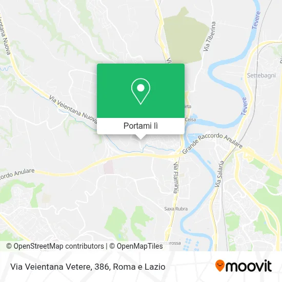 Mappa Via Veientana Vetere, 386