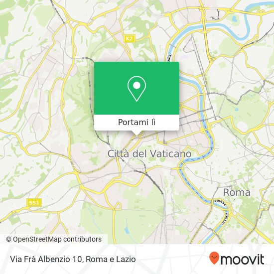 Mappa Via Frà Albenzio 10