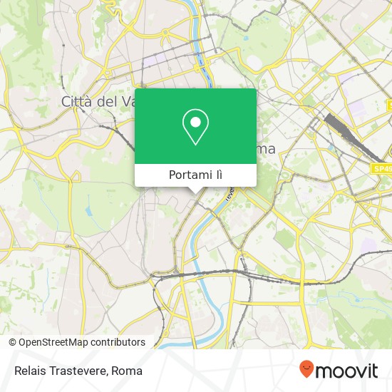 Mappa Relais Trastevere