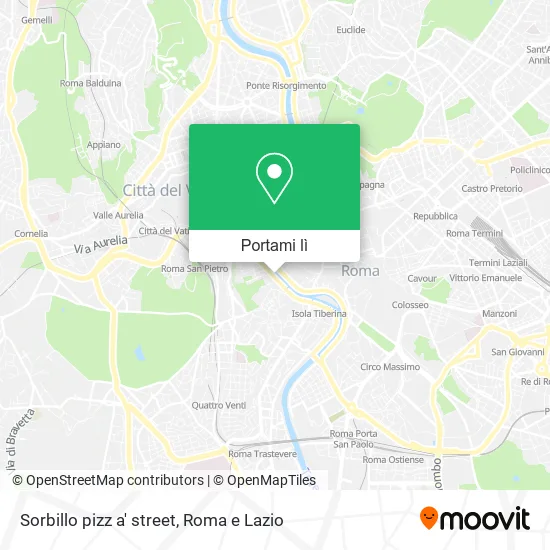 Mappa Sorbillo pizz a' street