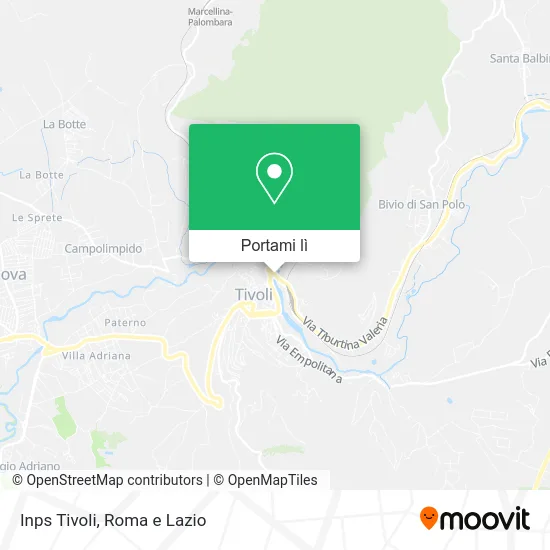 Mappa Inps Tivoli