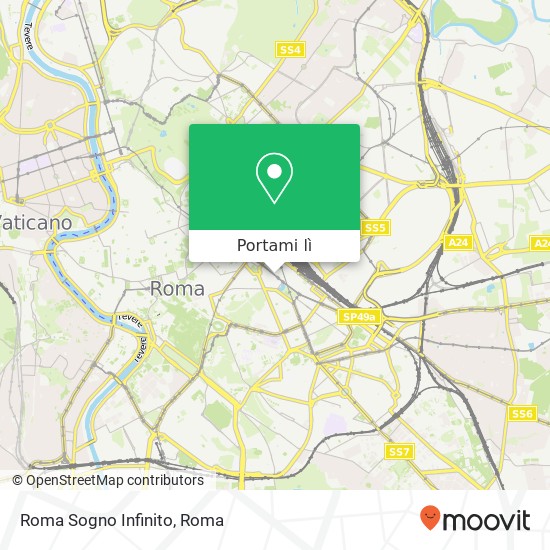 Mappa Roma Sogno Infinito