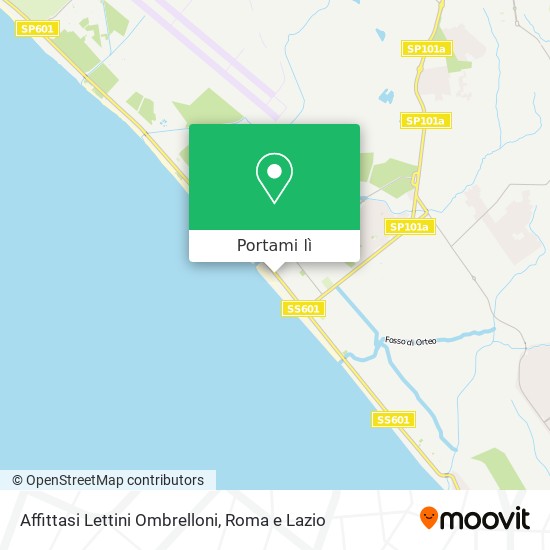 Mappa Affittasi Lettini Ombrelloni