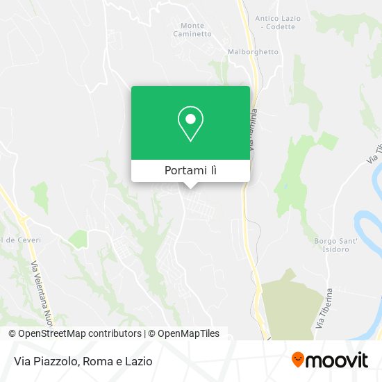 Mappa Via Piazzolo