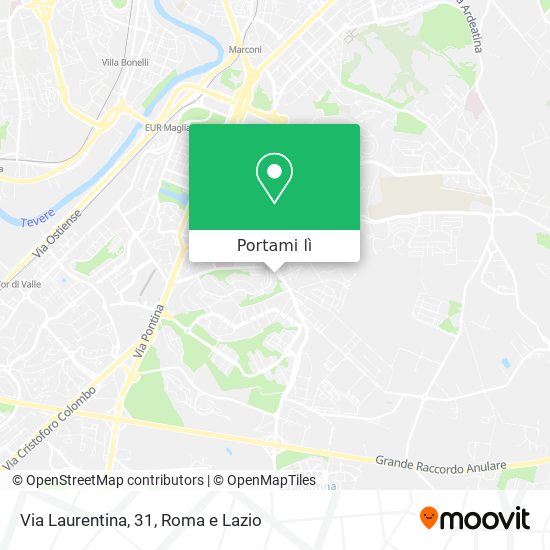 Mappa Via Laurentina, 31