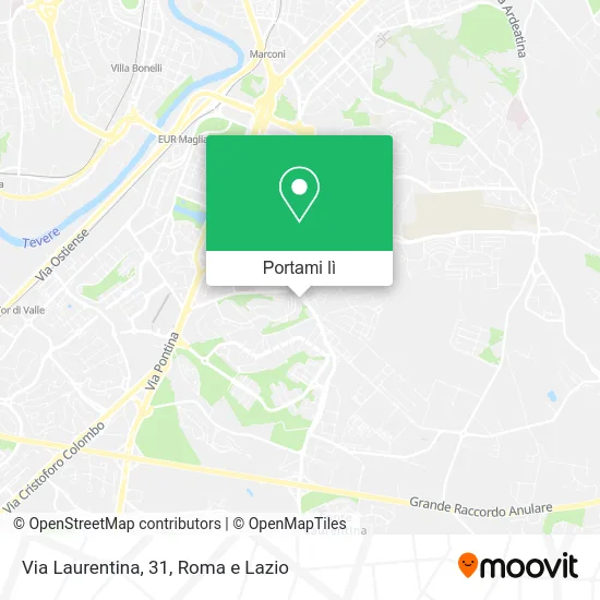 Mappa Via Laurentina, 31