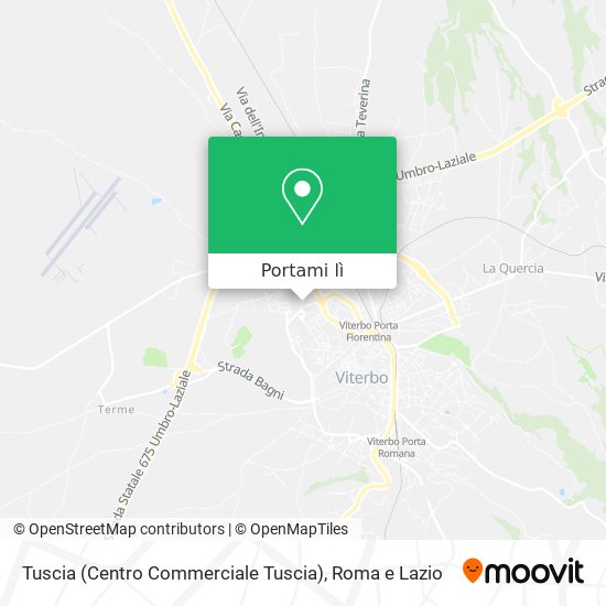 Mappa Tuscia (Centro Commerciale Tuscia)