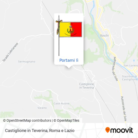 Mappa Castiglione in Teverina
