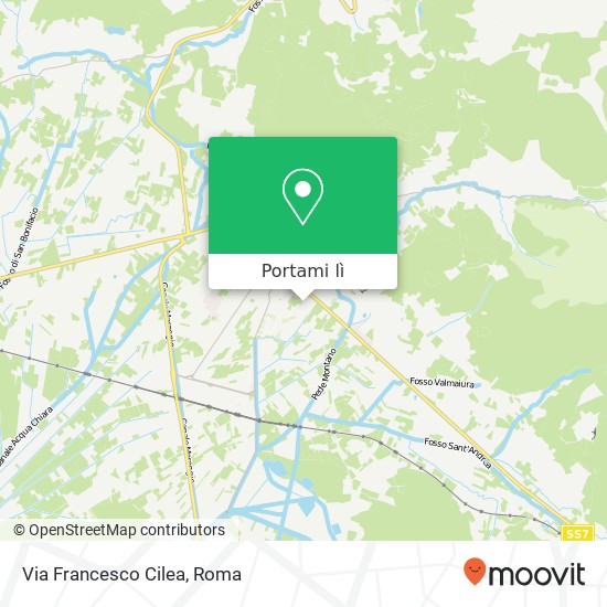Mappa Via Francesco Cilea