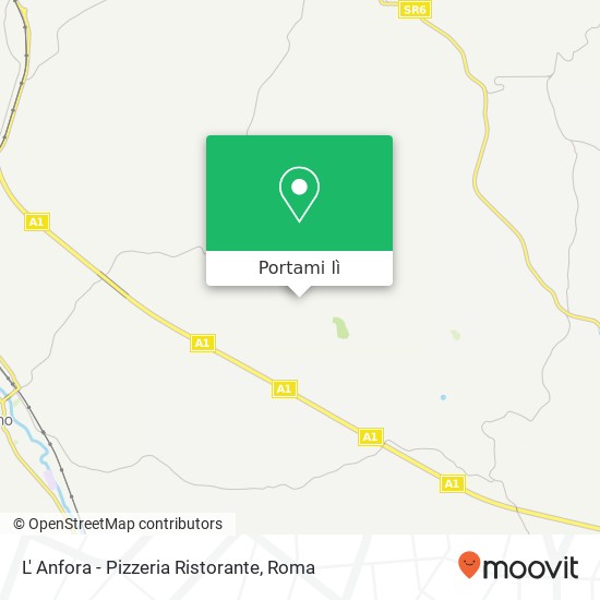 Mappa L' Anfora - Pizzeria Ristorante