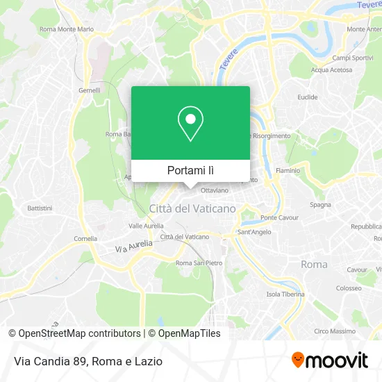 Mappa Via Candia 89