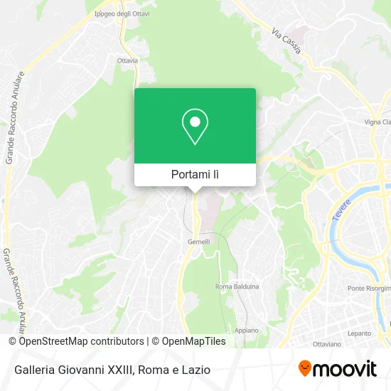 Mappa Galleria Giovanni XXIII