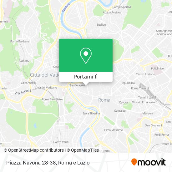 Mappa Piazza Navona 28-38