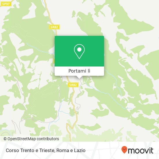 Mappa Corso Trento e Trieste