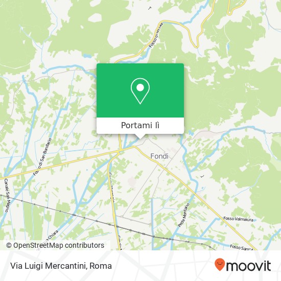 Mappa Via Luigi Mercantini
