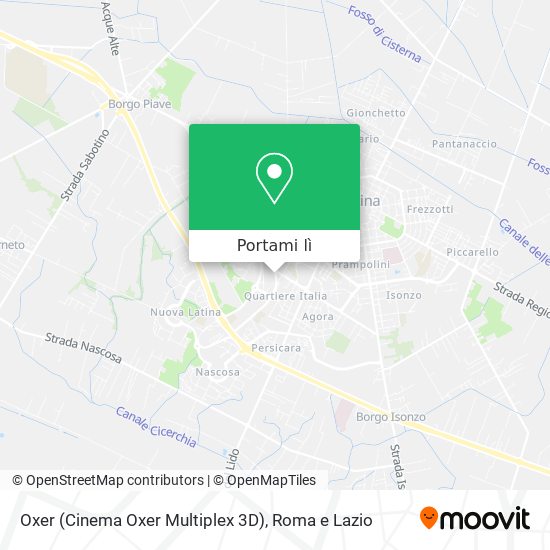 Mappa Oxer (Cinema Oxer Multiplex 3D)
